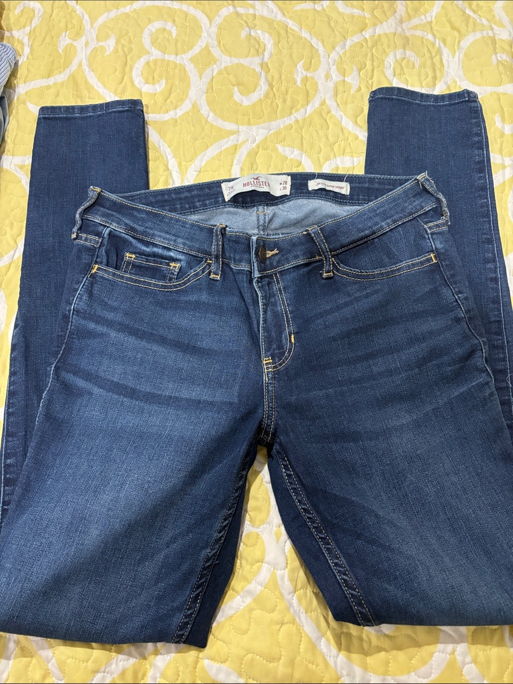 Hollister Women's Indigo Skinny Jeans 7R